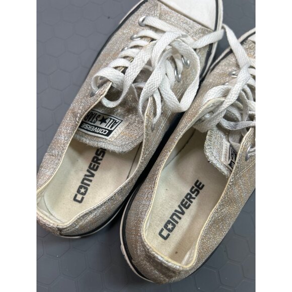 Converse Womens All Star Low-Top Sneakers Size 8 / 39 EU Metallic Shimmer - Picture 9 of 9